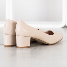 Goodin Bombas en un pilar bajo beige 2