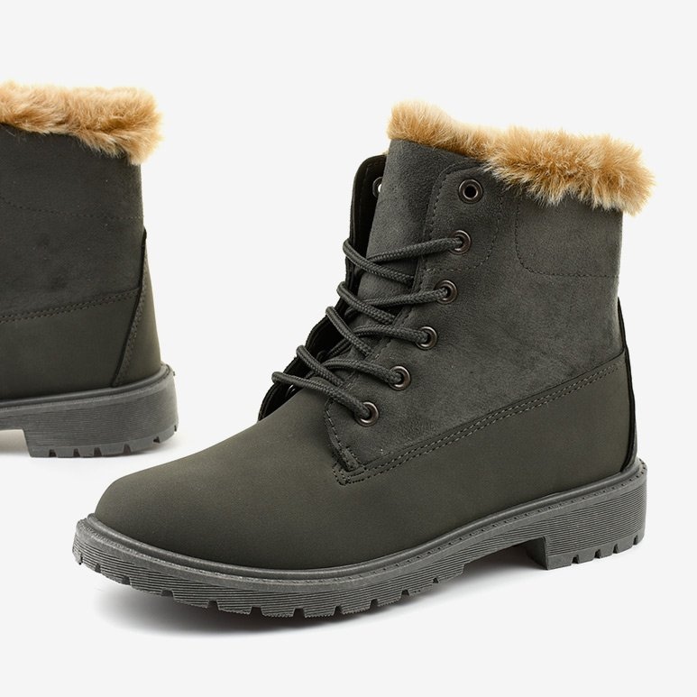 Botas grises Botas aislantes Olaksalim 1