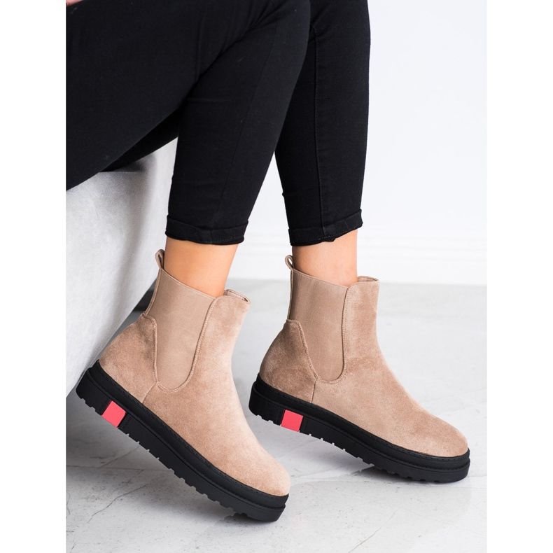 Seastar Botas en la plataforma beige 2