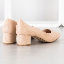 Goodin Zapatos de tacón beige en Spitz 2