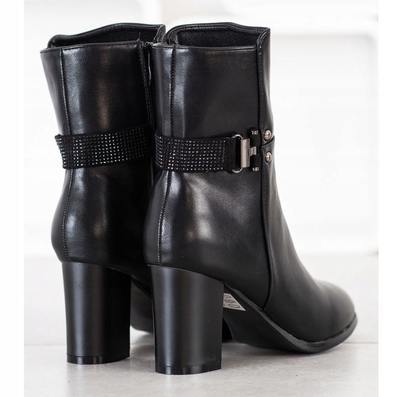 Sabatina Botas altas elegantes negro 1