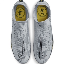Zapatillas de fútbol Nike Phantom Gt Scorpion Academy Dynamic Fit FG / MG M DA2266 001 azul plata 1