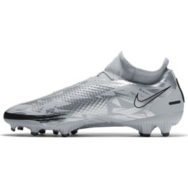 Zapatillas de fútbol Nike Phantom Gt Scorpion Academy Dynamic Fit FG / MG M DA2266 001 azul plata 2