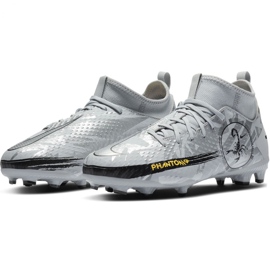 Zapatillas de fútbol Nike Phantom Gt Scorpion Academy Dynamic Fit FG / MG Jr DA2287 001 azul gris 3