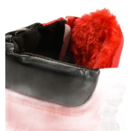 Botas Ermington rojas con cordones rojo 4