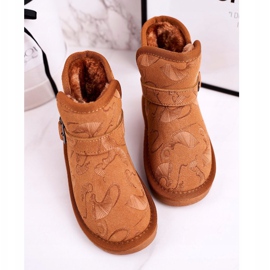 Apawwa Botas de nieve para niños con piel marrón Kawai 4
