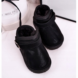 Maiqi Botas de nieve para niños con piel Black Dreamy negro 4