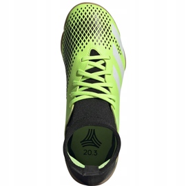 Verde adidas Predator 20.3 In Junior botas de fútbol EH3028 1