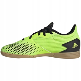 Botas de fútbol adidas Predator 20.4 In Sala Junior verde-negras EH3043 2