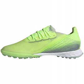 Zapatillas de fútbol Adidas X Ghosted.1 Tf verdes EG8175 2