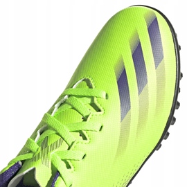 Botas de fútbol Adidas X Ghosted.4 Tf Junior verdes EG8229 3