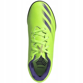 Botas de fútbol Adidas X Ghosted.4 Tf Junior verdes EG8229 1