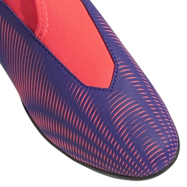 Zapatillas de fútbol adidas Nemeziz.3 Ll Tf Junior violetas-rosas EH0584 3