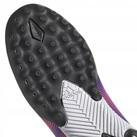 Zapatillas de fútbol adidas Nemeziz.3 Ll Tf Junior violetas-rosas EH0584 5