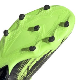 Botas de fútbol Adidas Predator 20.3 Fg Junior negras y verdes EH3024 5