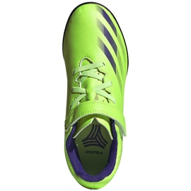Botas de fútbol Adidas X Ghosted.4 H&amp;L Tf Junior verdes FW9574 1