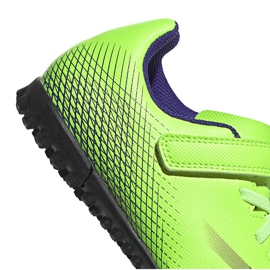 Botas de fútbol Adidas X Ghosted.4 H&amp;L Tf Junior verdes FW9574 4