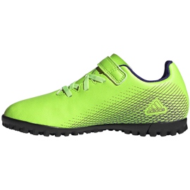 Botas de fútbol Adidas X Ghosted.4 H&amp;L Tf Junior verdes FW9574 2