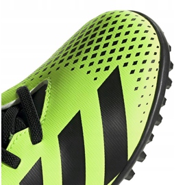 Botas de fútbol adidas Predator 20.4 H&amp;L Tf Junior verde-negras FW9780 3