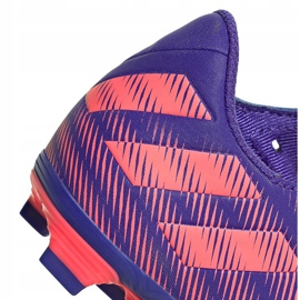 Botas de fútbol adidas Nemeziz.4 FxG Junior violeta-rosa EH0585 4