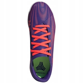 Zapatillas de fútbol adidas Nemeziz.4 In Junior violeta-rosa EH0587 púrpura 1