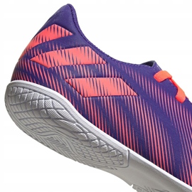 Zapatillas de fútbol adidas Nemeziz.4 In Junior violeta-rosa EH0587 4