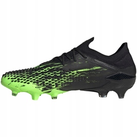 Botas de fútbol adidas Predator Mutator 20.1 L Fg negras y verdes EH2885 negro 2