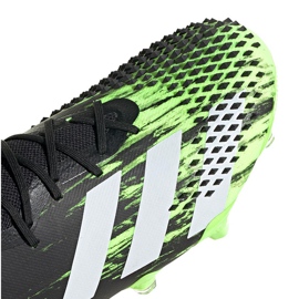 Botas de fútbol adidas Predator Mutator 20.1 L Fg negras y verdes EH2885 negro 3