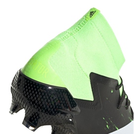 Botas de fútbol adidas Predator Mutator 20.1 Fg negras y verdes EH2892 5