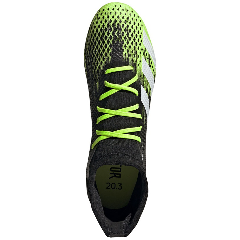 Botas de fútbol adidas Predator 20.3 Sg negras y verdes EH2904 multicolor negro 1