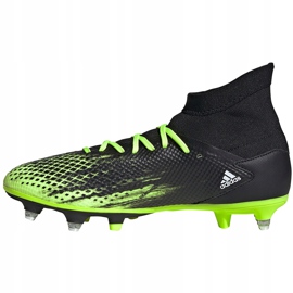 Botas de fútbol adidas Predator 20.3 Sg negras y verdes EH2904 multicolor negro 2