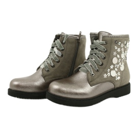 Miss Girls 'Girls barnizadas con lentejuelas grises gris 1433 2