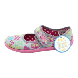 Calzado infantil befado 945Y430 rosa gris multicolor 5