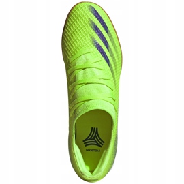 Adidas X Ghosted.3 In verde zapatos de fútbol EG8207 1