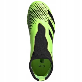 Botas de fútbol Adidas Predator 20.3 Ll Fg Junior verde-negras EH3019 1