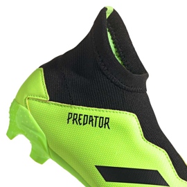 Botas de fútbol Adidas Predator 20.3 Ll Fg Junior verde-negras EH3019 4