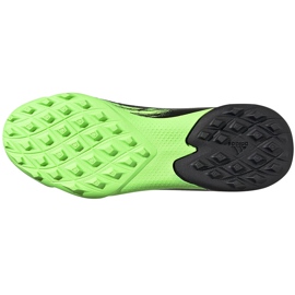 Botas de fútbol Adidas Predator 20.3 Tf Junior, negras y verdes EH3034 negro-verde / blanco negro 6