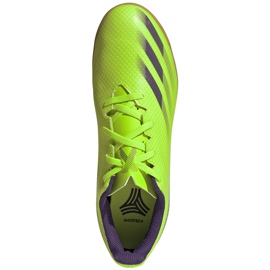 Adidas X Ghosted.4 In verde zapatos de fútbol EG8243 1