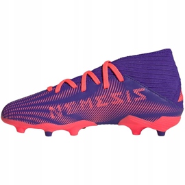 Botas de fútbol adidas Nemeziz.3 Fg Junior violetas EH0580 2