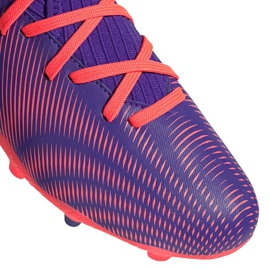 Botas de fútbol adidas Nemeziz.3 Fg Junior violetas EH0580 3