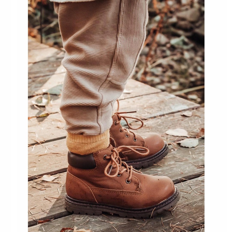 Apawwa Botas niño niño marrón botas Moa 1