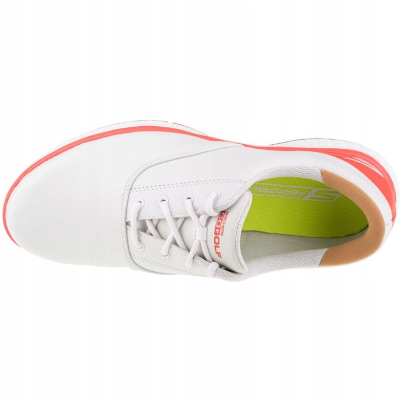 Zapato Skechers Go Golf Elite 2 W 14866-WCRL blanco naranja 2