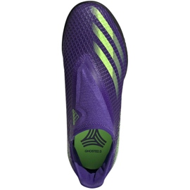 Botas de fútbol Adidas X Ghosted.3 Ll Tf Junior EH2016 violeta violeta 1