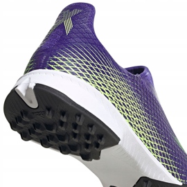 Botas de fútbol Adidas X Ghosted.3 Ll Tf Junior EH2016 violeta violeta 4