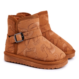 Apawwa Botas de nieve para niños con piel marrón Kawai 5