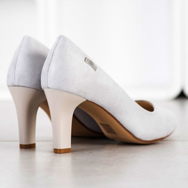 J. Star Zapatos de tacón casuales gris 1