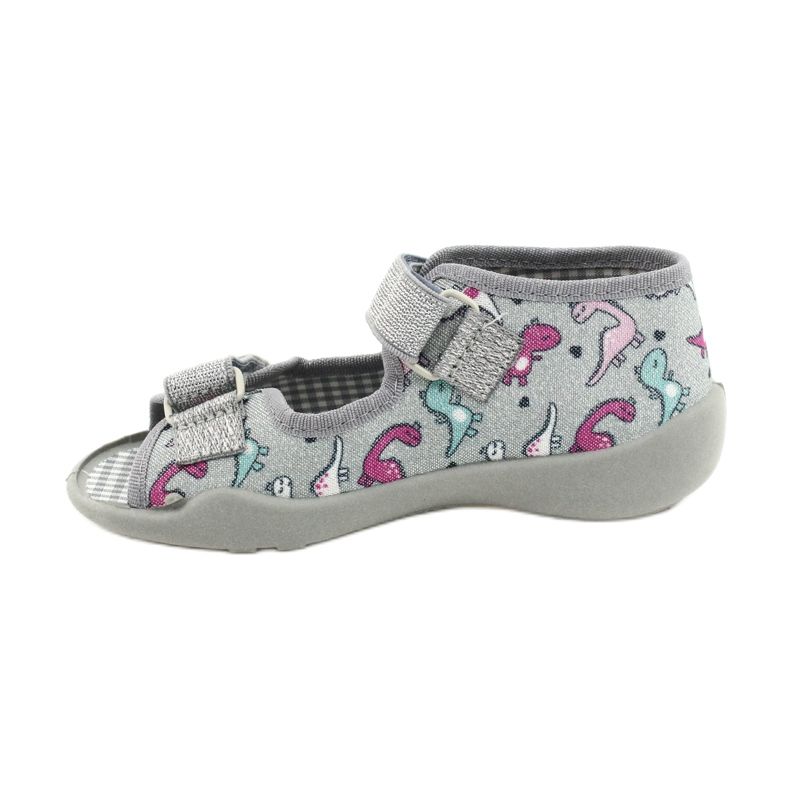 Calzado infantil befado 242P105 plata gris 2