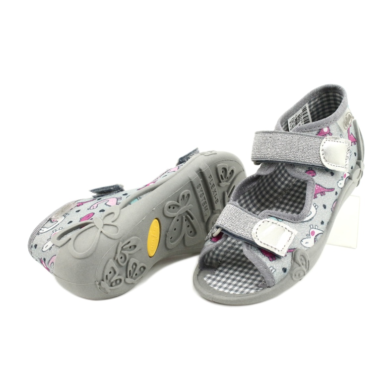 Calzado infantil befado 242P105 plata gris 4
