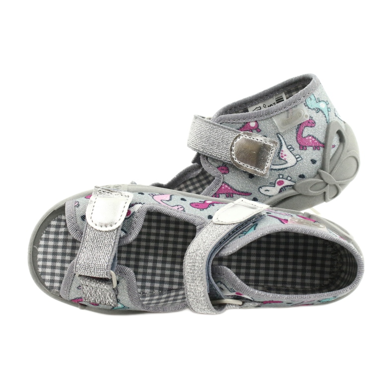 Calzado infantil befado 242P105 plata gris 5