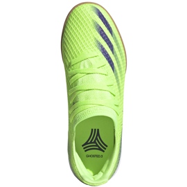 Verde adidas X Ghosted.3 In Junior botas de fútbol EG8223 multicolor 1